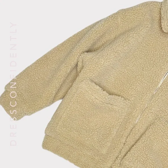 I.AM.GIA. Pixie Oversized Sherpa Teddy Coat - Camel - Picture 12 of 15